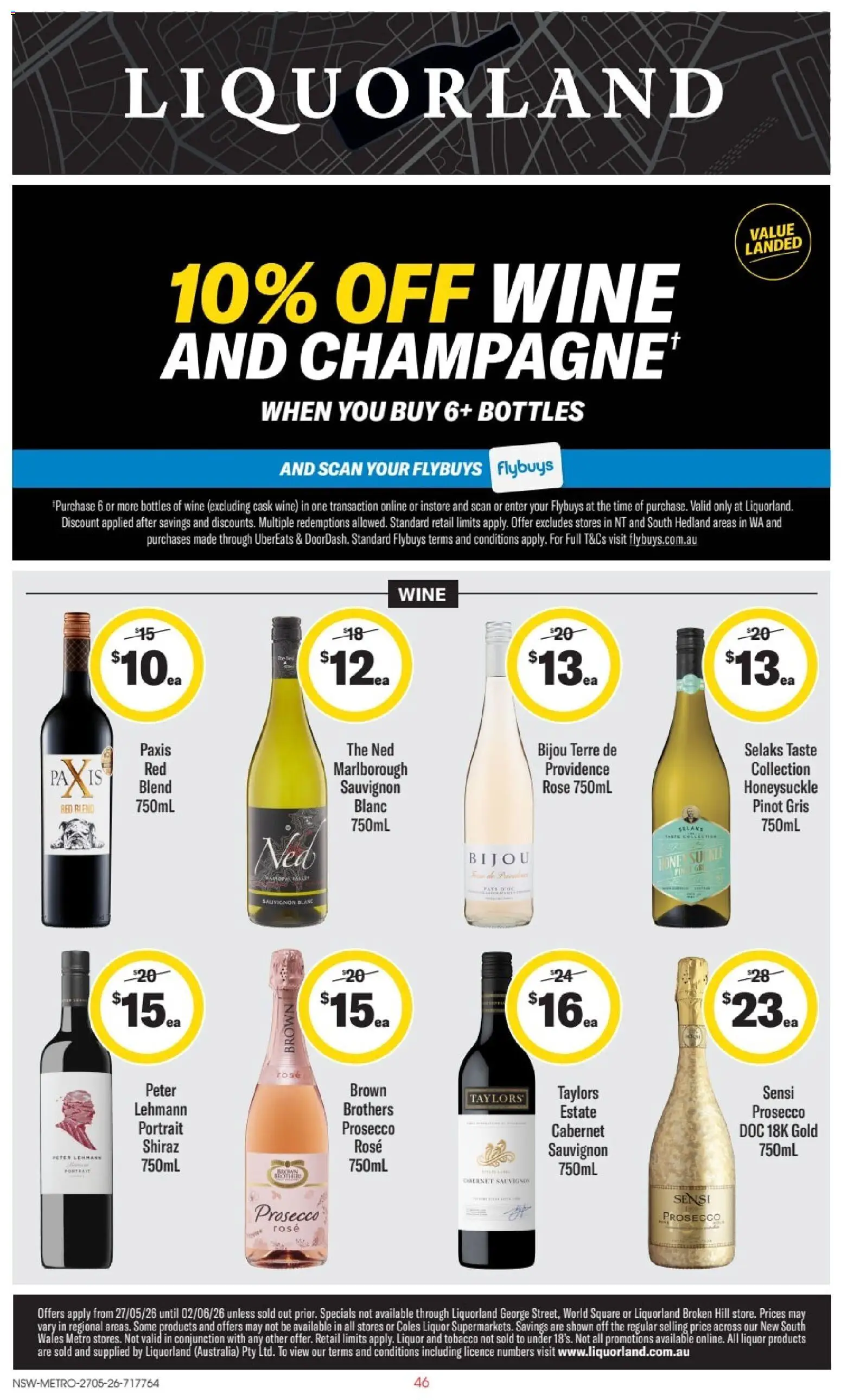 Liquorland catalogue - valid from 27.05.2026 | Page: 1 | Products: Wine