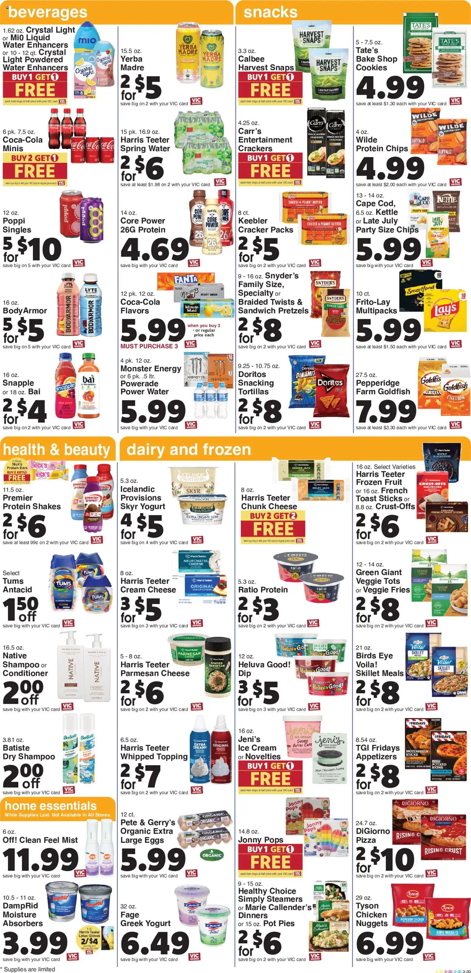 Harris Teeter Weekly Ad - SC - valid from 27.05.2026 | Page: 6 | Products: Table, Cream, Salt, Gloves