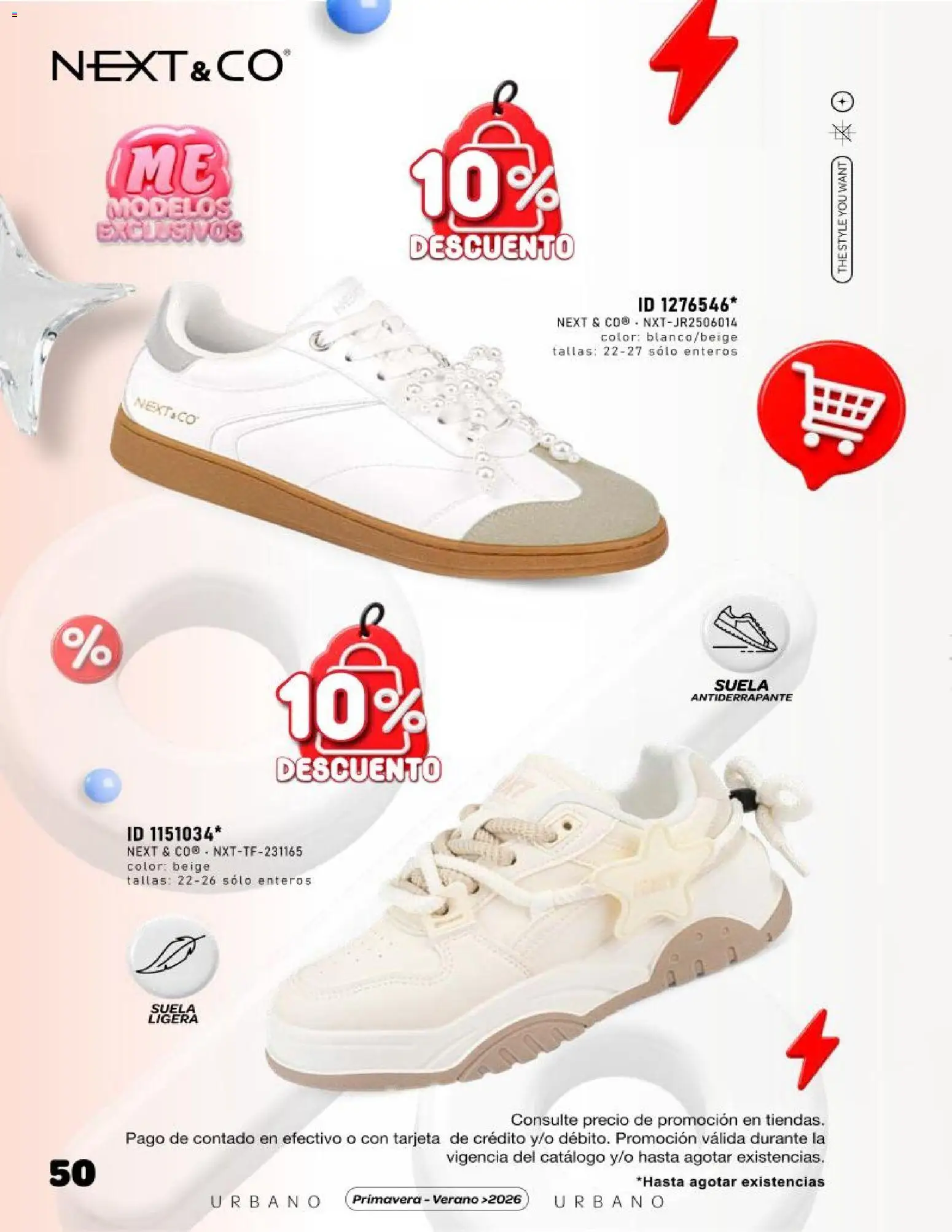 Nuevas ofertas de Price Shoes válidas en toda la República Mexicana desde el 03/07/2026. ¡Encuentra las mejores ofertas en Price Shoes catálogo Oportunidades Urbano! | Página: 50