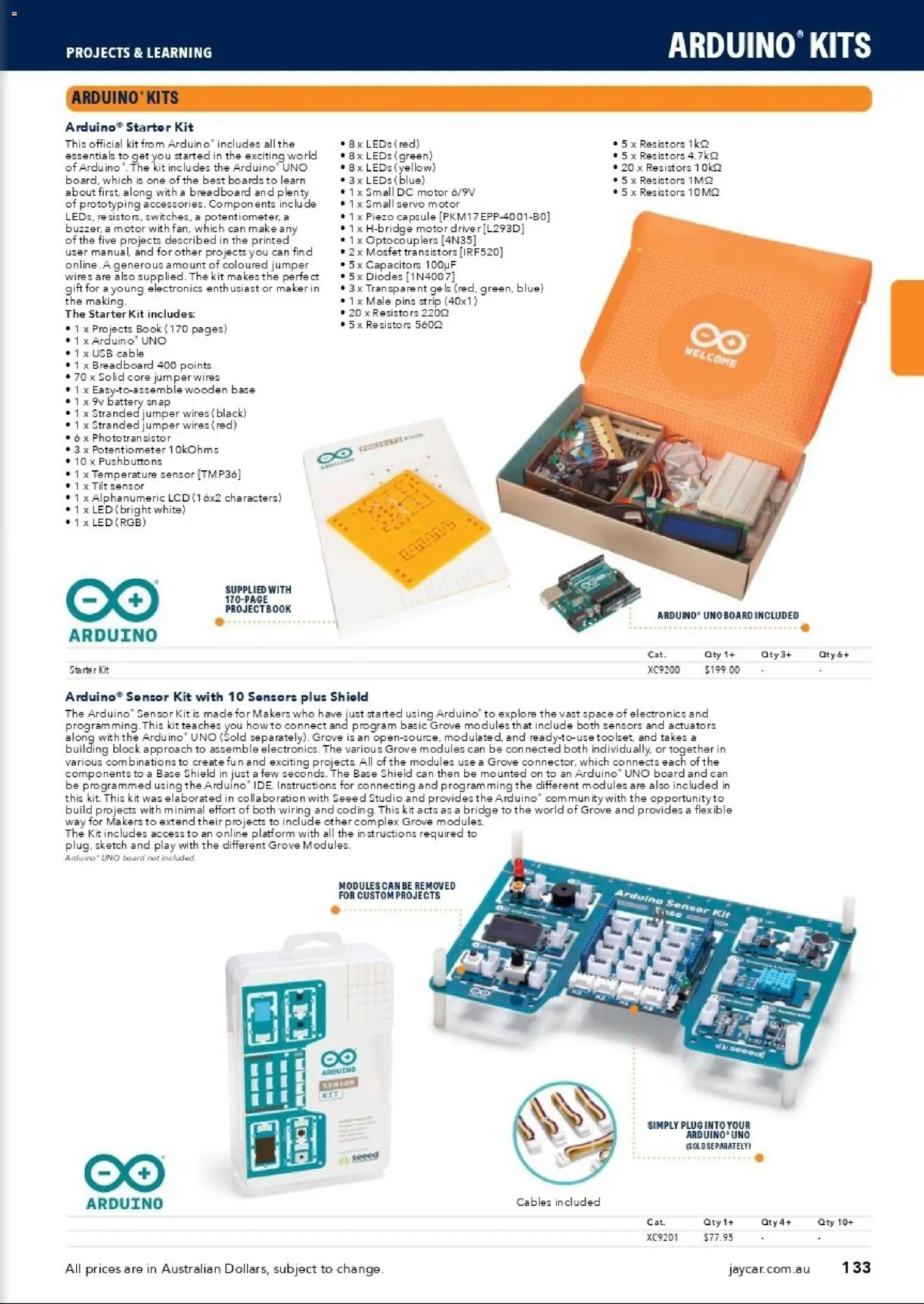 Jaycar catalogue - valid from 31/08/2026 | Page: 131 | Products: Jumper, Kits, Cable, Strip