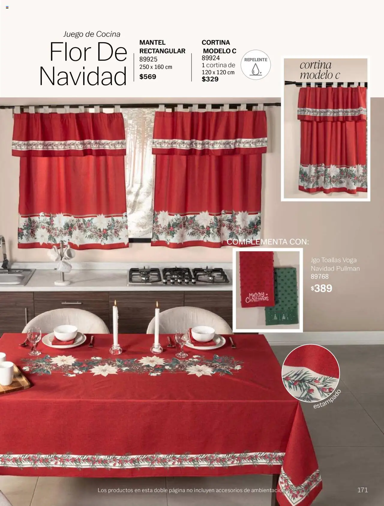 Nuevas ofertas de Vianney válidas en toda la República Mexicana desde el 15/08/2025. ¡Encuentra las mejores ofertas en Vianney - Catálogo Invierno! | Página: 173 | Productos: Mantel, Juego, Cocina, Toallas