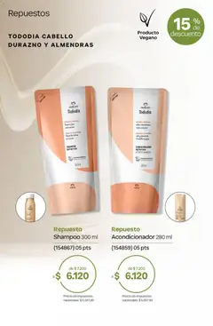 Vista previa Natura Catálogo Ciclo 4/2026 válido desde el 01.04.2026 | Página: 315 | Productos: Almendras, Durazno, Shampoo, Almendra