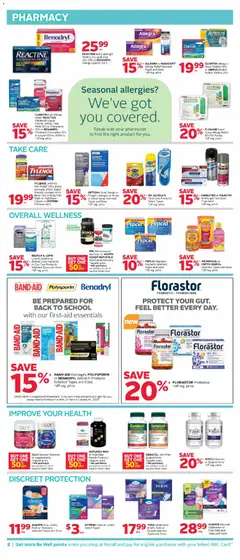 Preview of Rexall weekly flyer / circulaire from shop Rexall valid from Jul 31, 2026 | Page: 8