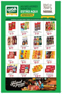 GIGA Atacado ofertas Nestlé - Pré-Visualização do folheto da loja GIGA Atacado, válido de 04/09/2026