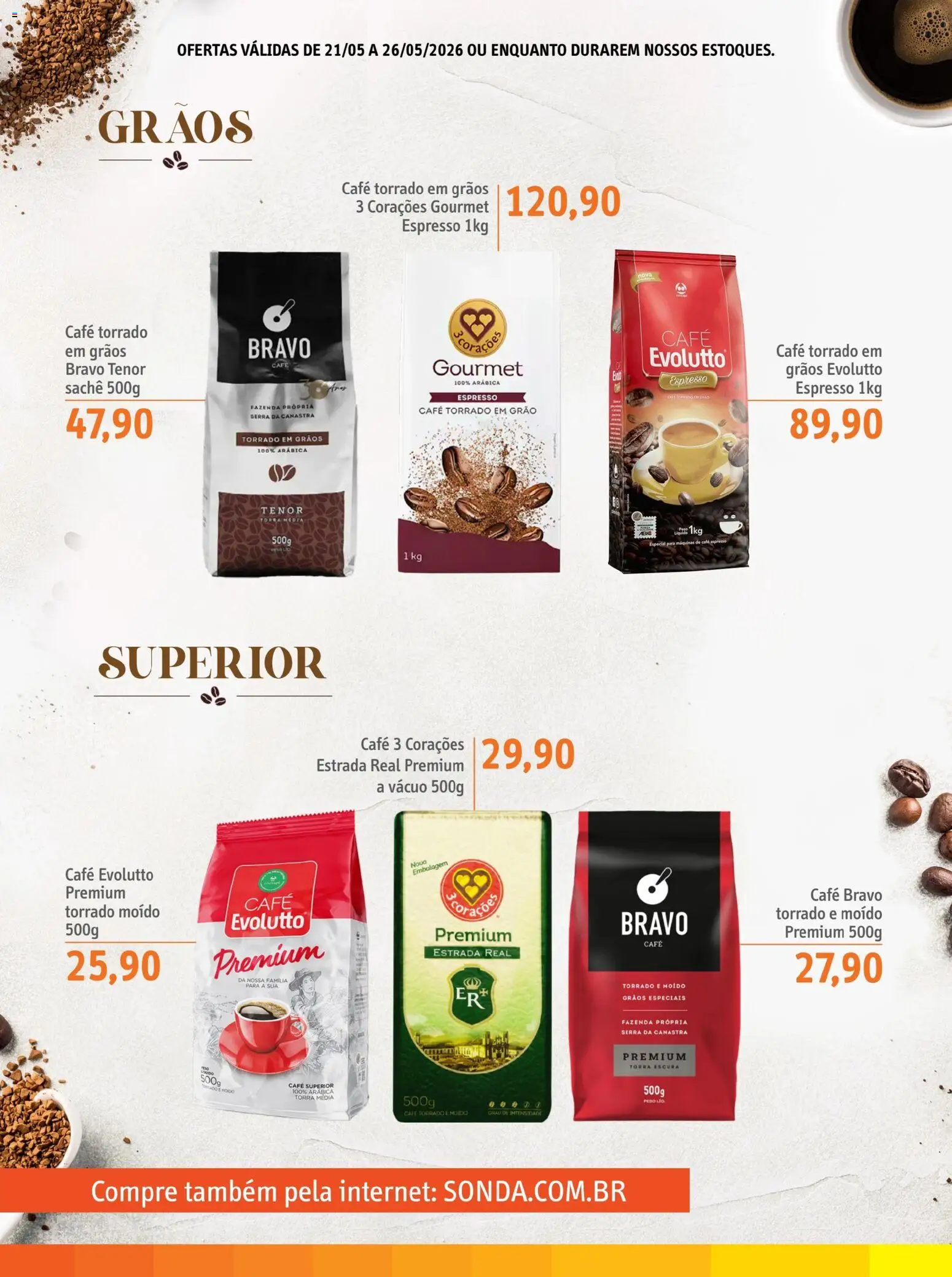 Sonda Folheto - válido de 21.05.2026 | Página: 2 | Produtos: Café