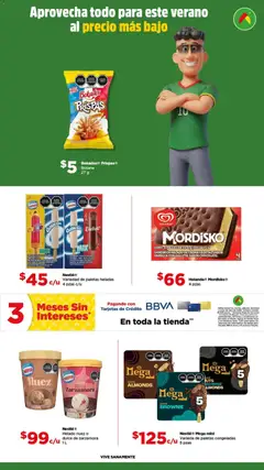 Vista previa de Bodega Aurrerá folleto Aprovecha todo para tu desayuno, nuevo folleto de la tienda, válido en México a partir del 22.04.2026 | Página: 4 | Productos: Crema, Nuez, Helado