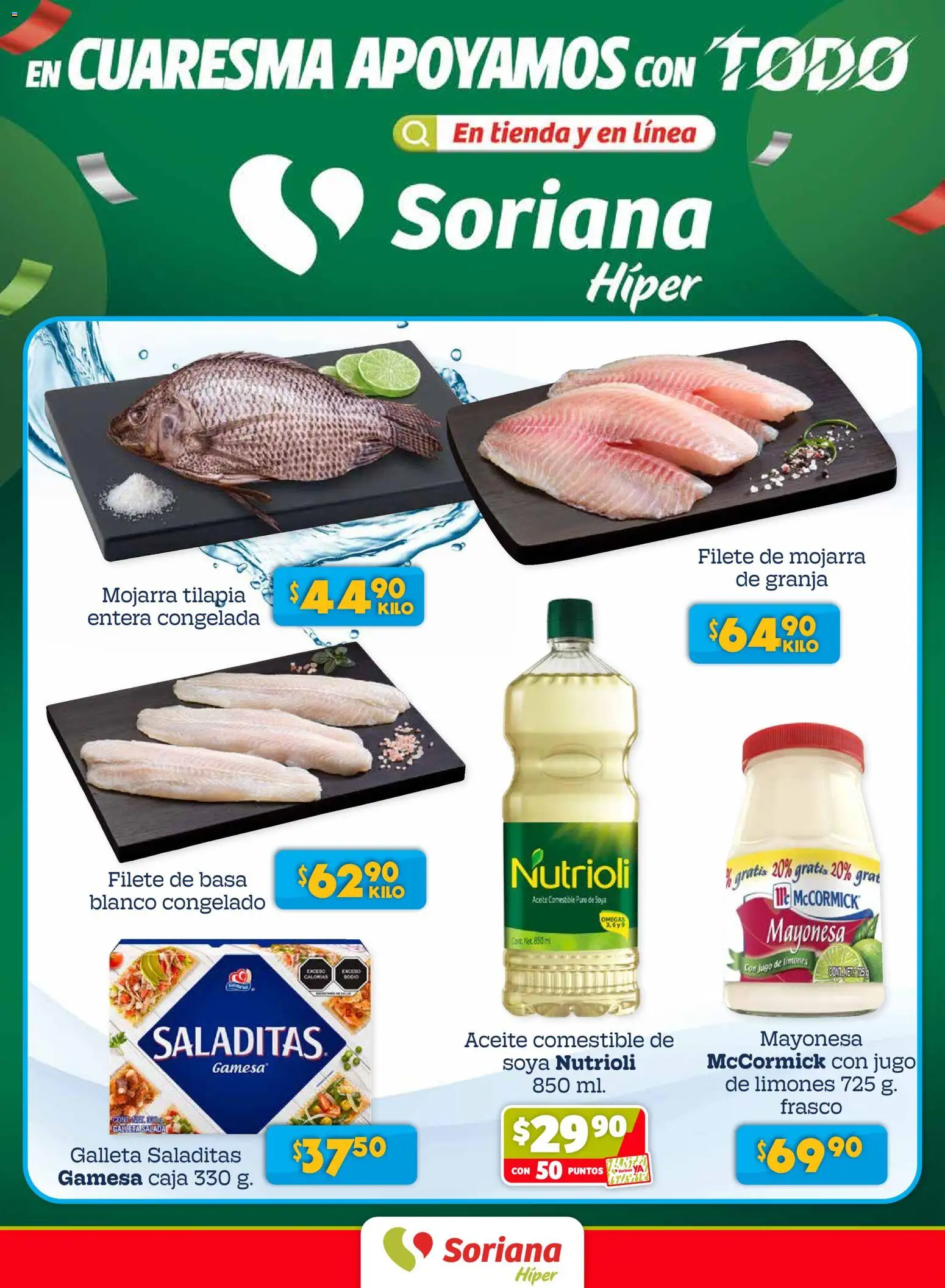 Nuevas ofertas de Soriana válidas en toda la República Mexicana desde el 03/04/2026. ¡Encuentra las mejores ofertas en Soriana Fin de Semana Híper: Tijuana, Mexicali, Ensenada, San Luis Río Colorado y Tecate! | Página: 1 | Productos: Sopa, Aceite, Jugo, Caja