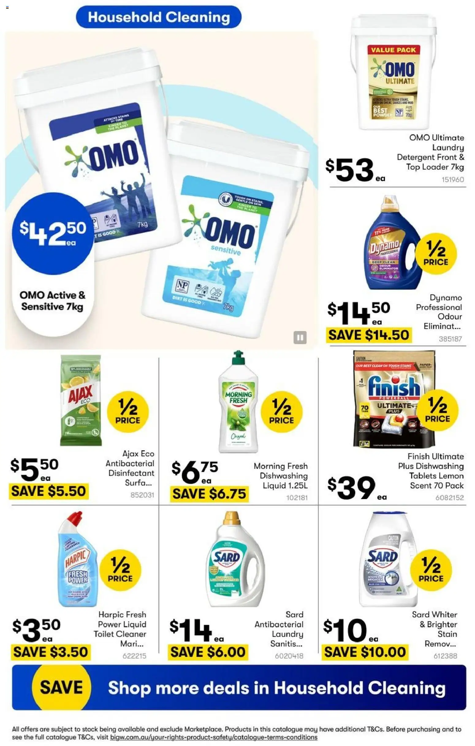 Big W catalogue - valid from 20/08/2026 | Page: 44 | Products: Toilet, Detergent, Lemon, Laundry