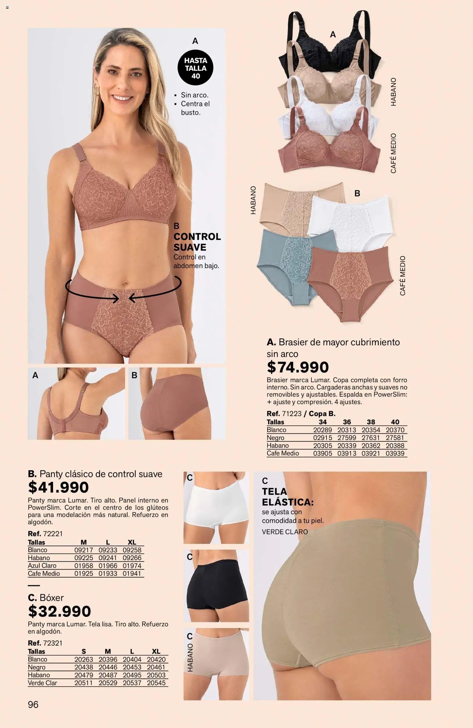 Leonisa revista - valida desde el 04.06.2026 | Página: 96 | Productos: Brasier, Café