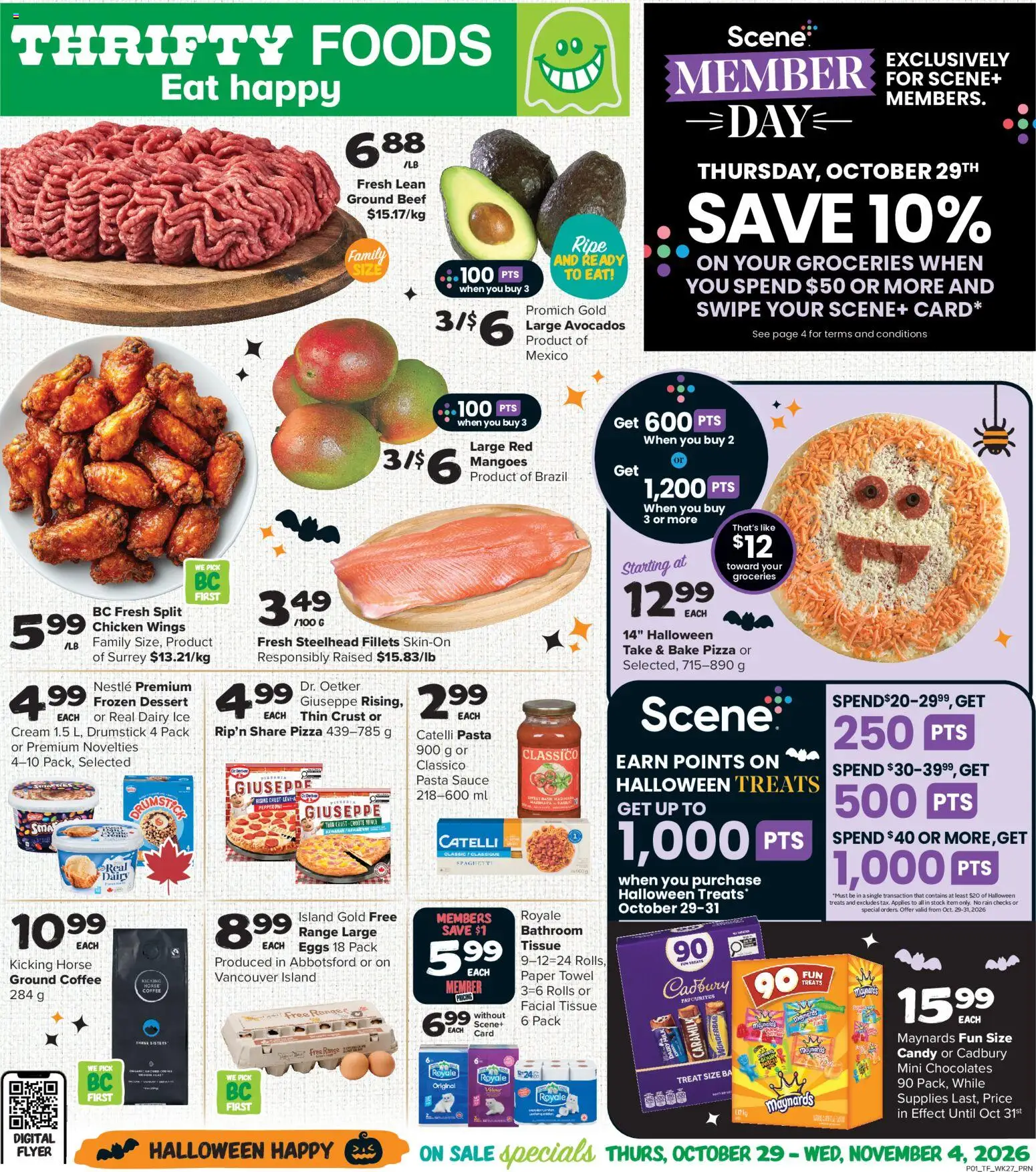Thrifty Foods flyer valid from Oct 29, 2026 | Page: 1