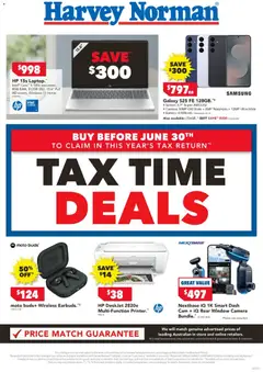 Preview of Harvey Norman Tax time deals - valid from 05.06.2026