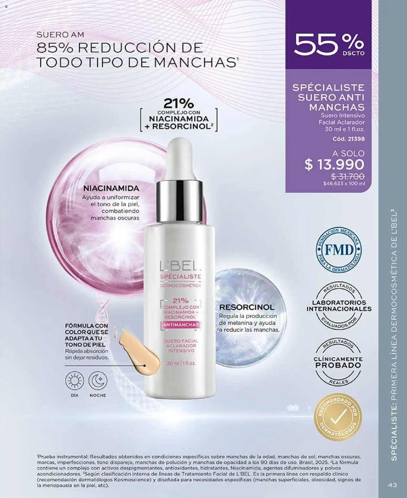 Catálogo L'Bel Campaña 12 │ válido desde el 07.07.2026 | Página: 43 | Productos: Sobre