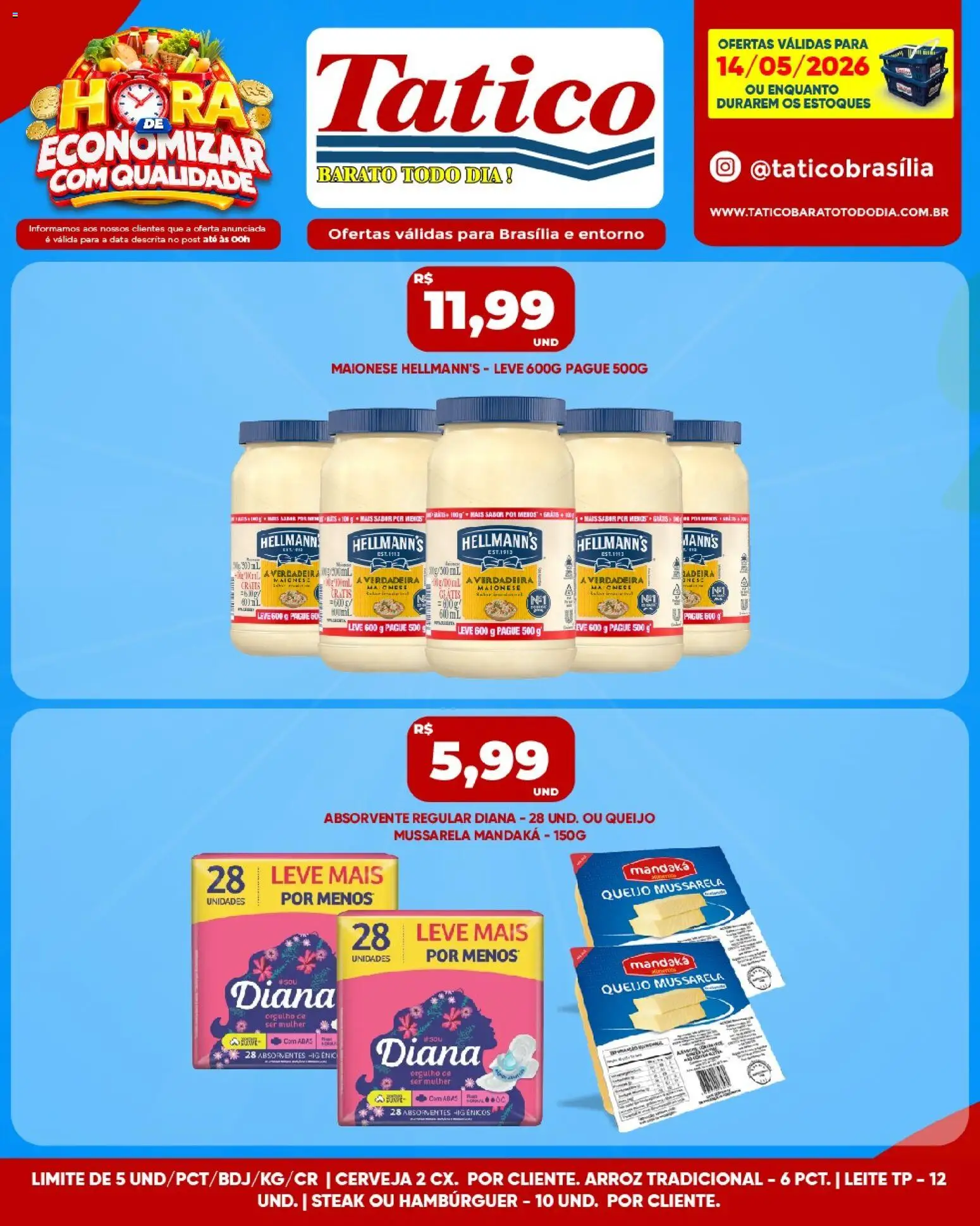 Tatico Folheto - válido de 15.05.2026 | Página: 29 | Produtos: Leite, Queijo, Cerveja, Mussarela