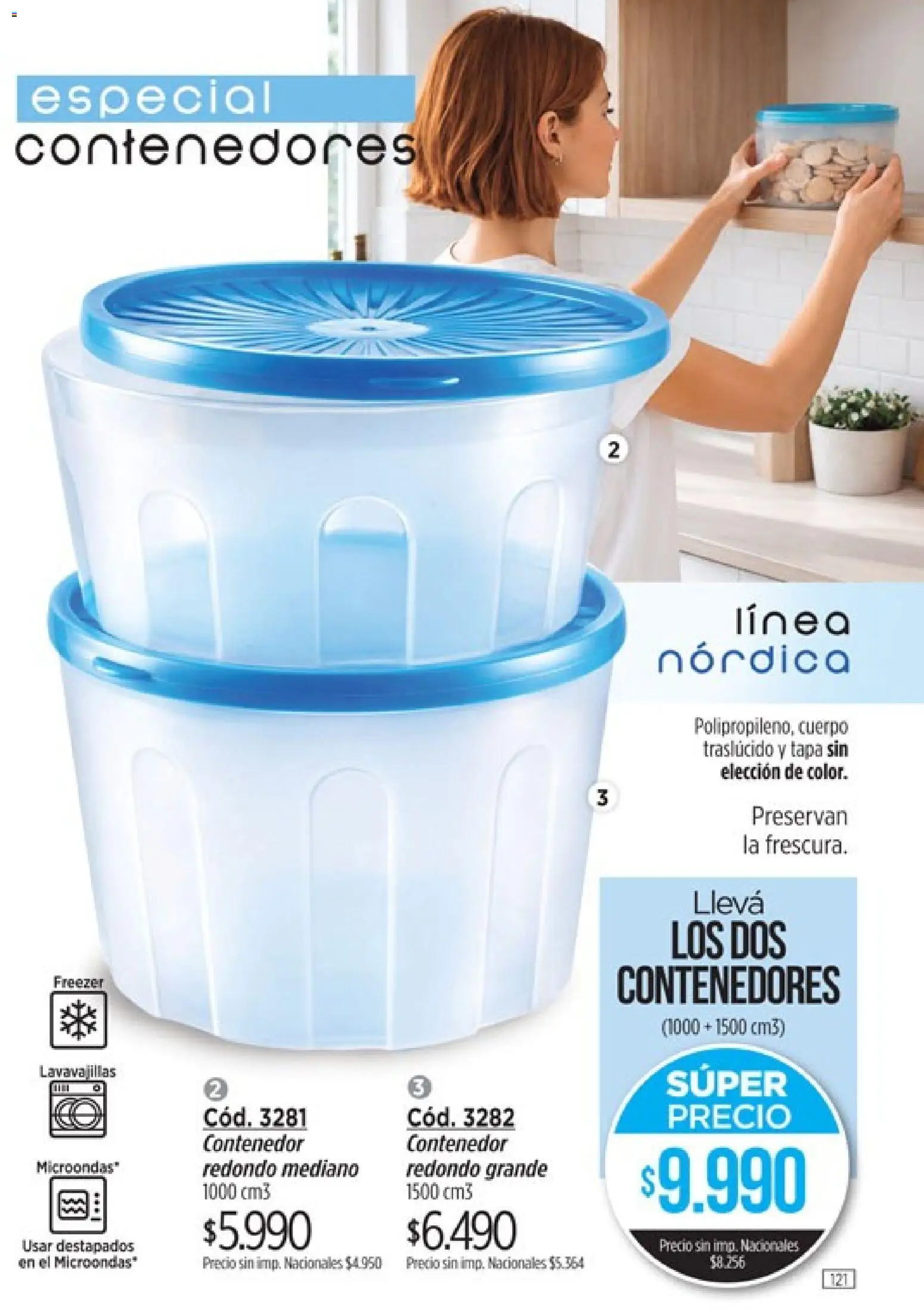 Catálogo Amodil Campaña 15 │ válido desde el 26/08/2026 | Página: 121 | Productos: Lavavajillas, Microondas, Freezer