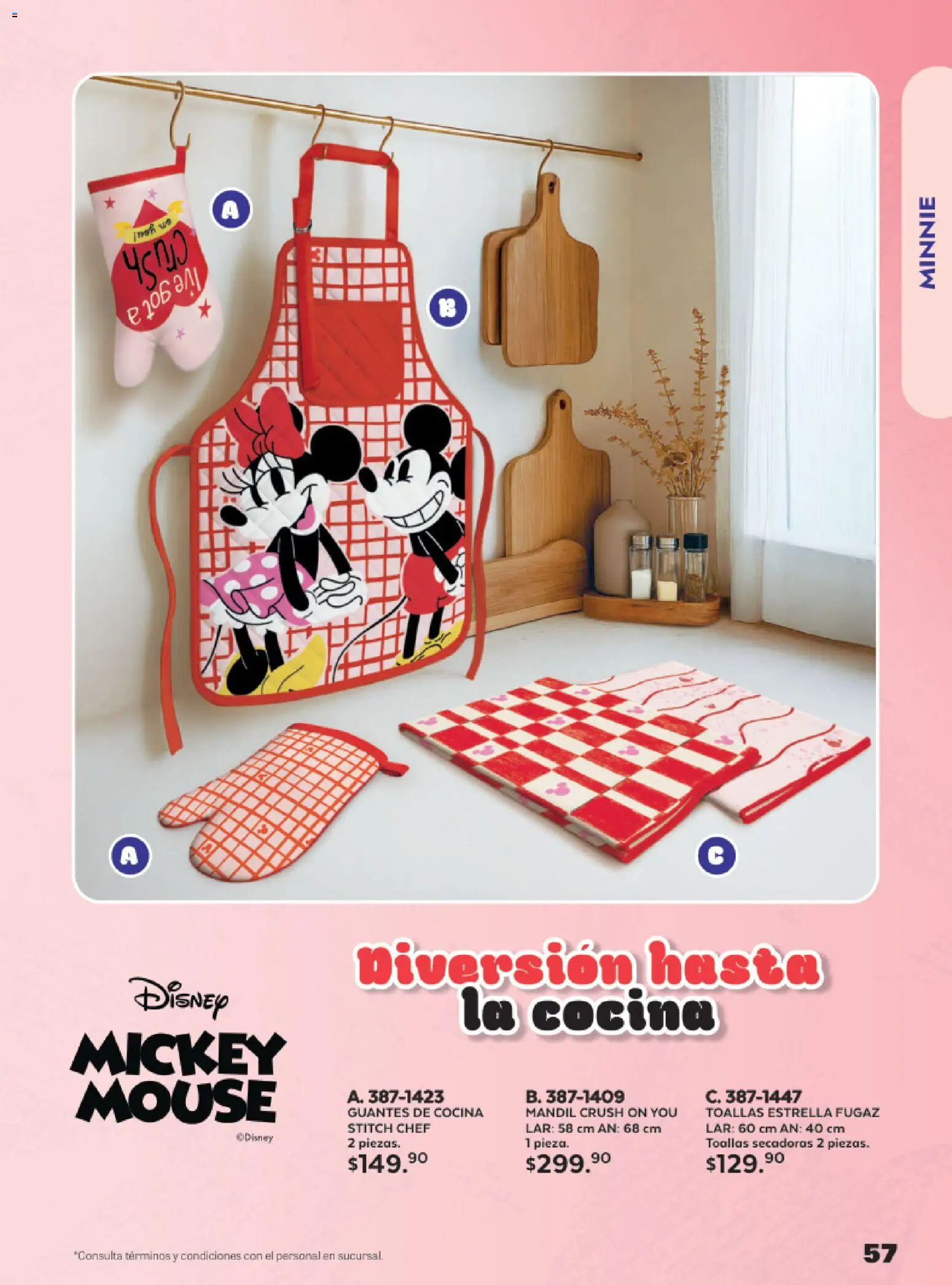 Nuevas ofertas de Andrea válidas en toda la República Mexicana desde el 24.05.2026. ¡Encuentra las mejores ofertas en Andrea catálogo Lo más divertindo en ropa! | Página: 57 | Productos: Guantes, Mouse, Cocina, Toallas