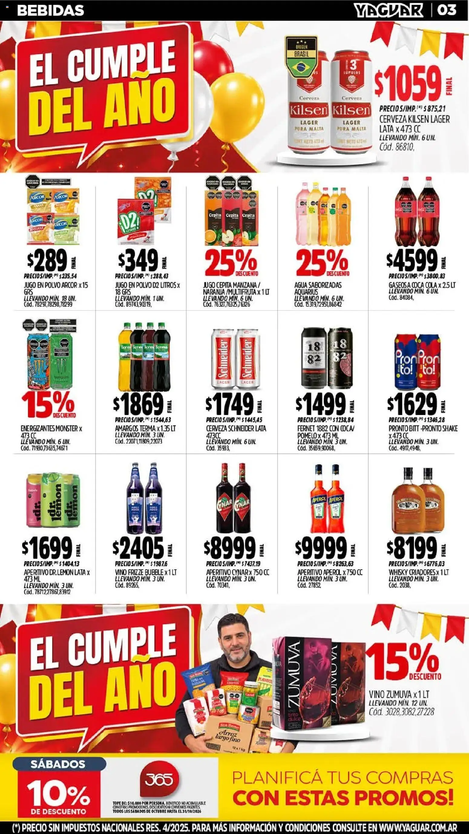 Yaguar - Oferta Semanal San Juan │ válido desde el 12/10/2026 | Página: 4