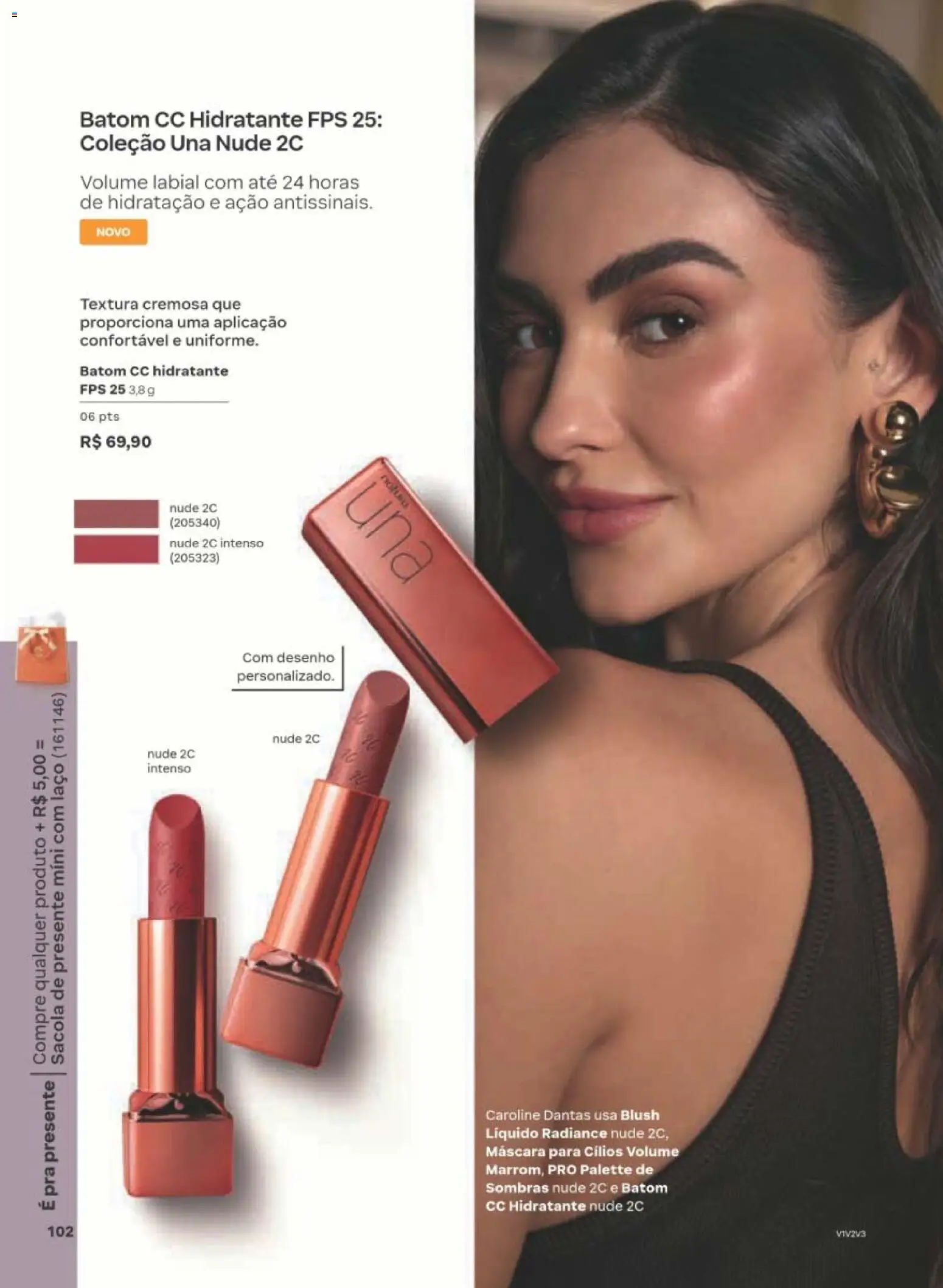 Natura Folheto - válido de 29/06/2026 | Página: 102 | Produtos: Blush, Máscara para cílios, Batom