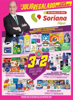 Vista previa de Soriana Julio Regalado Híper Nacional, nuevo folleto de la tienda, válido en México a partir del 29.05.2026