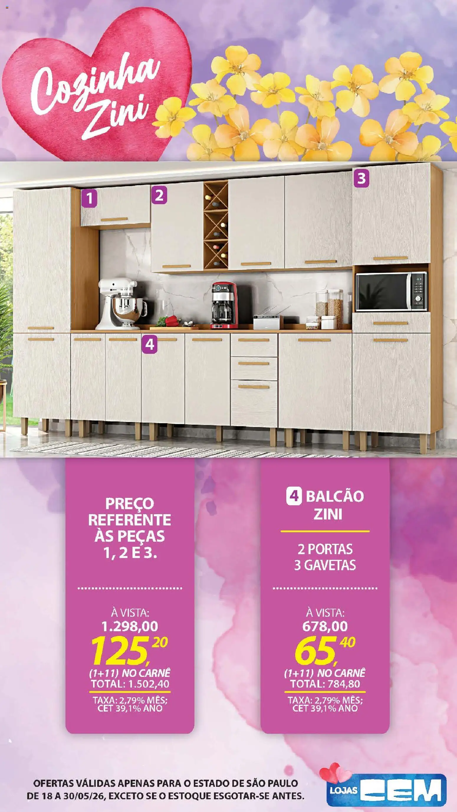 Lojas Cem - Ofertas atuais de 18/05/2026 ? Não perca as melhores promoções! | Brasil