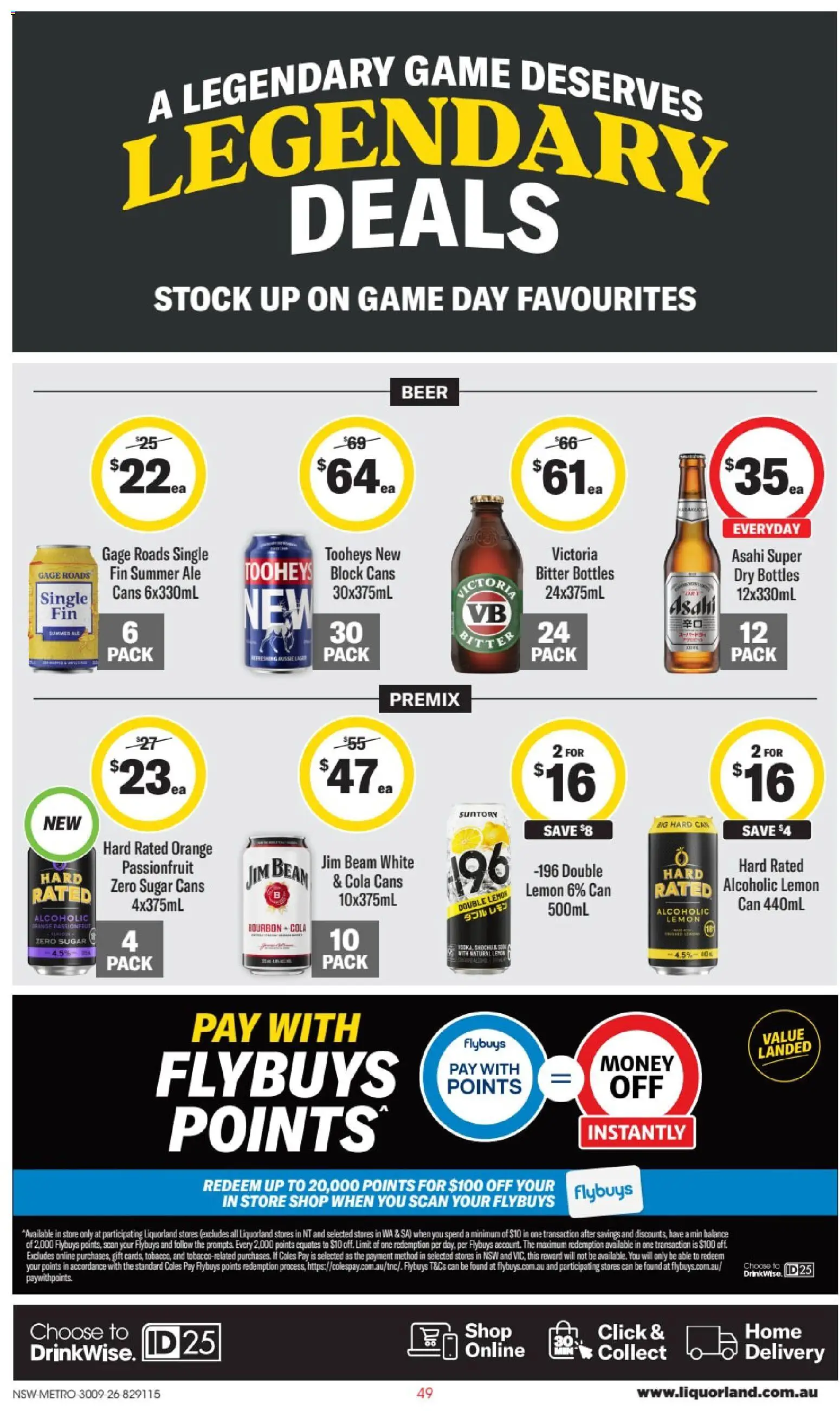 Liquorland catalogue - valid from 30/09/2026 | Page: 2 | Products: Jim Beam, Beer, Sugar, Lemon