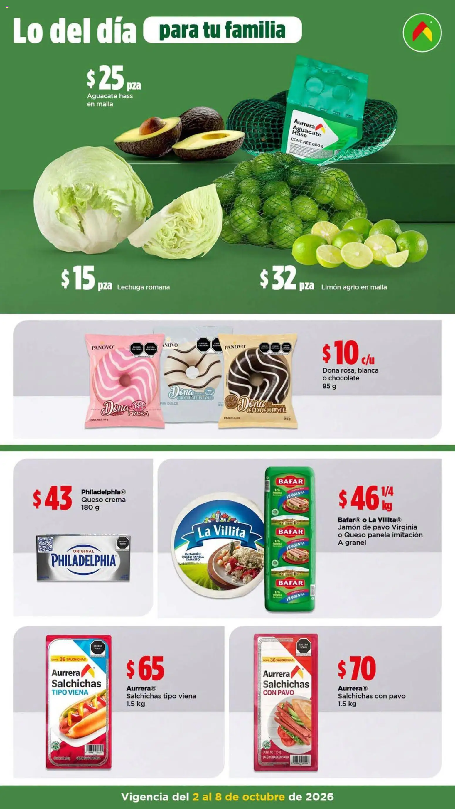 Nuevas ofertas de Bodega Aurrerá válidas en toda la República Mexicana desde el 02/10/2026. ¡Encuentra las mejores ofertas en Bodega Aurrerá folleto Arma unos chiles rellenos para tu familia! | Página: 4