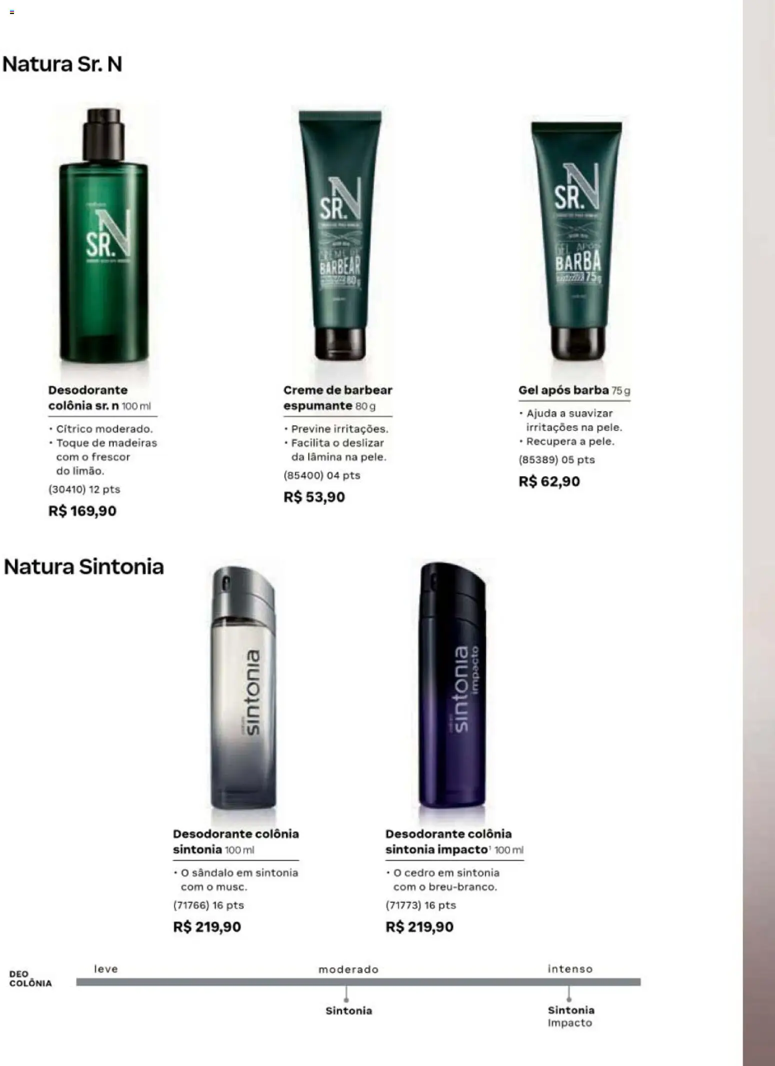 Natura Folheto - válido de 19/07/2026 | Página: 54 | Produtos: Madeiras, Espumante, Desodorante, Creme