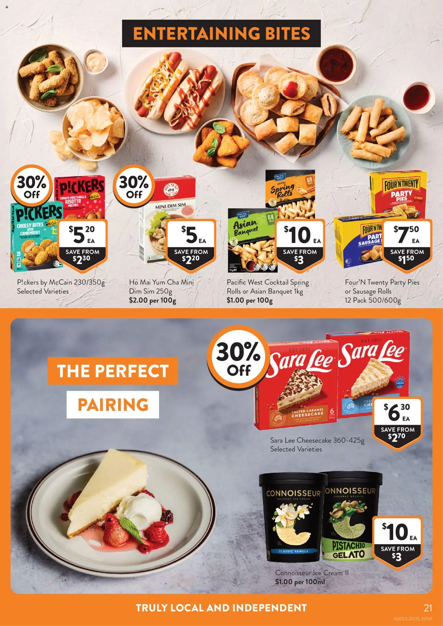 Foodworks catalogue - valid from 20.05.2026 | Page: 21 | Products: Cream, Ice cream, Sausage, Pies