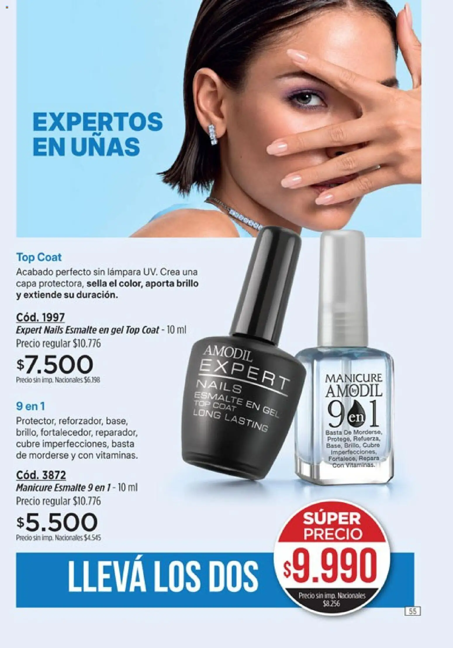 Catálogo Amodil Campaña 15 │ válido desde el 26/08/2026 | Página: 55 | Productos: Top, Lámpara, Brillo