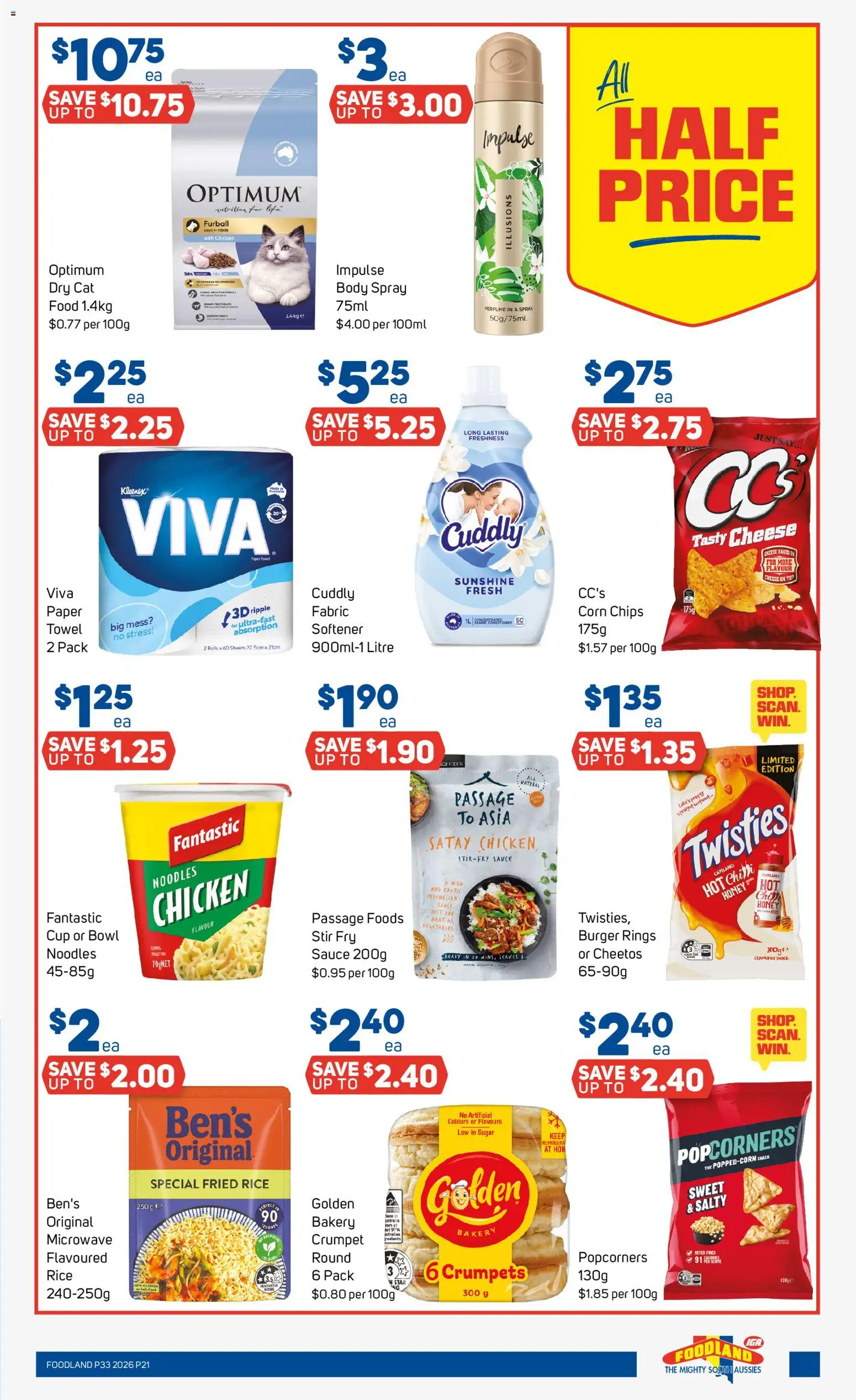 Foodland catalogue - valid from 12/08/2026 | Page: 21 | Products: Cheese, Rice, Sauce, Sugar