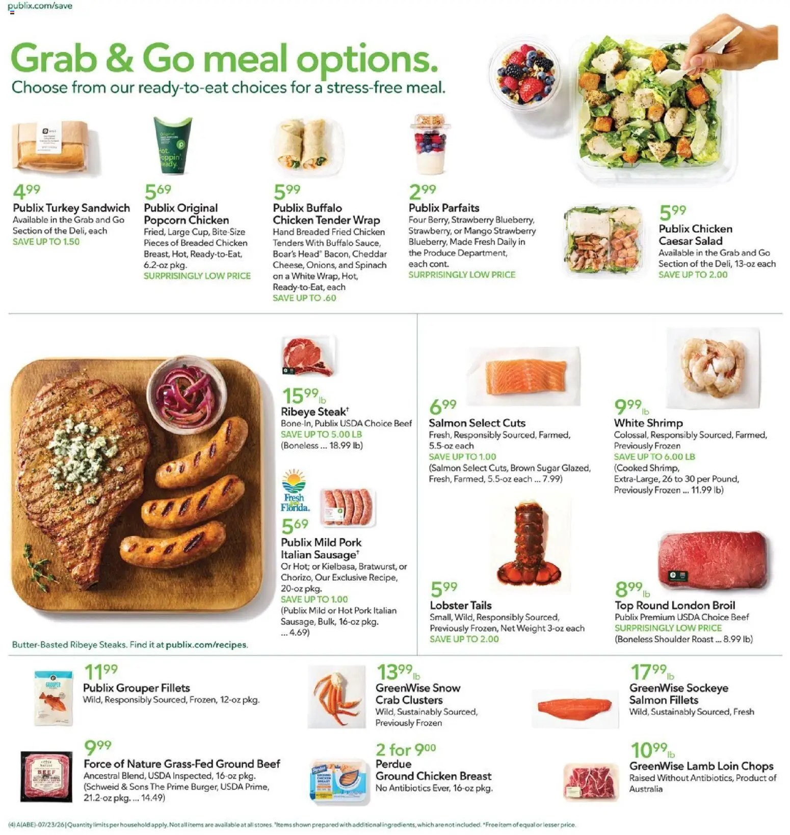 Publix Weekly Ad - valid from 07/22/2026 | Page: 4