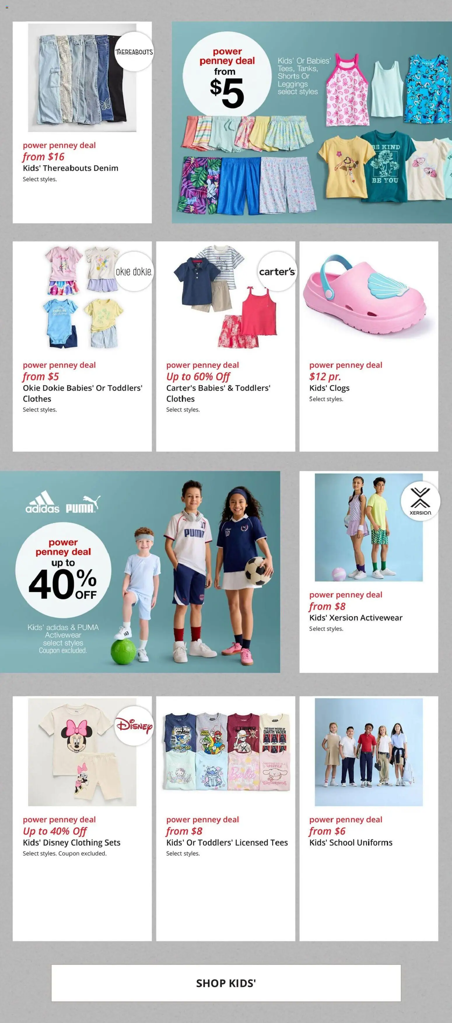 JCPenney Weekly Ad - valid from 07/13/2026 | Page: 4 | Products: Clothes, Shorts, Leggings