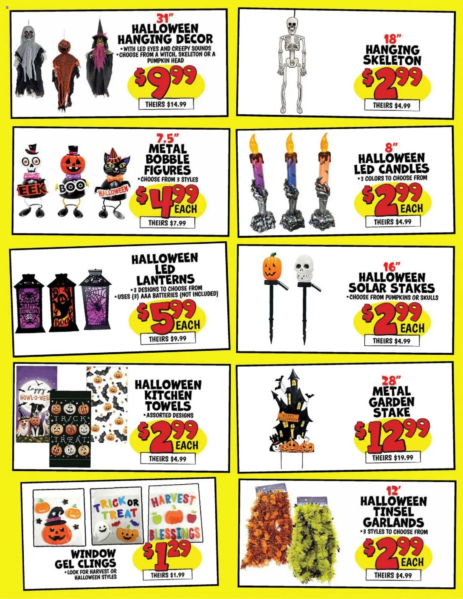 Ollie's Weekly Ad - valid from 08/21/2026 | Page: 2 | Products: Candles, Kitchen towels, Peach, Pumpkin