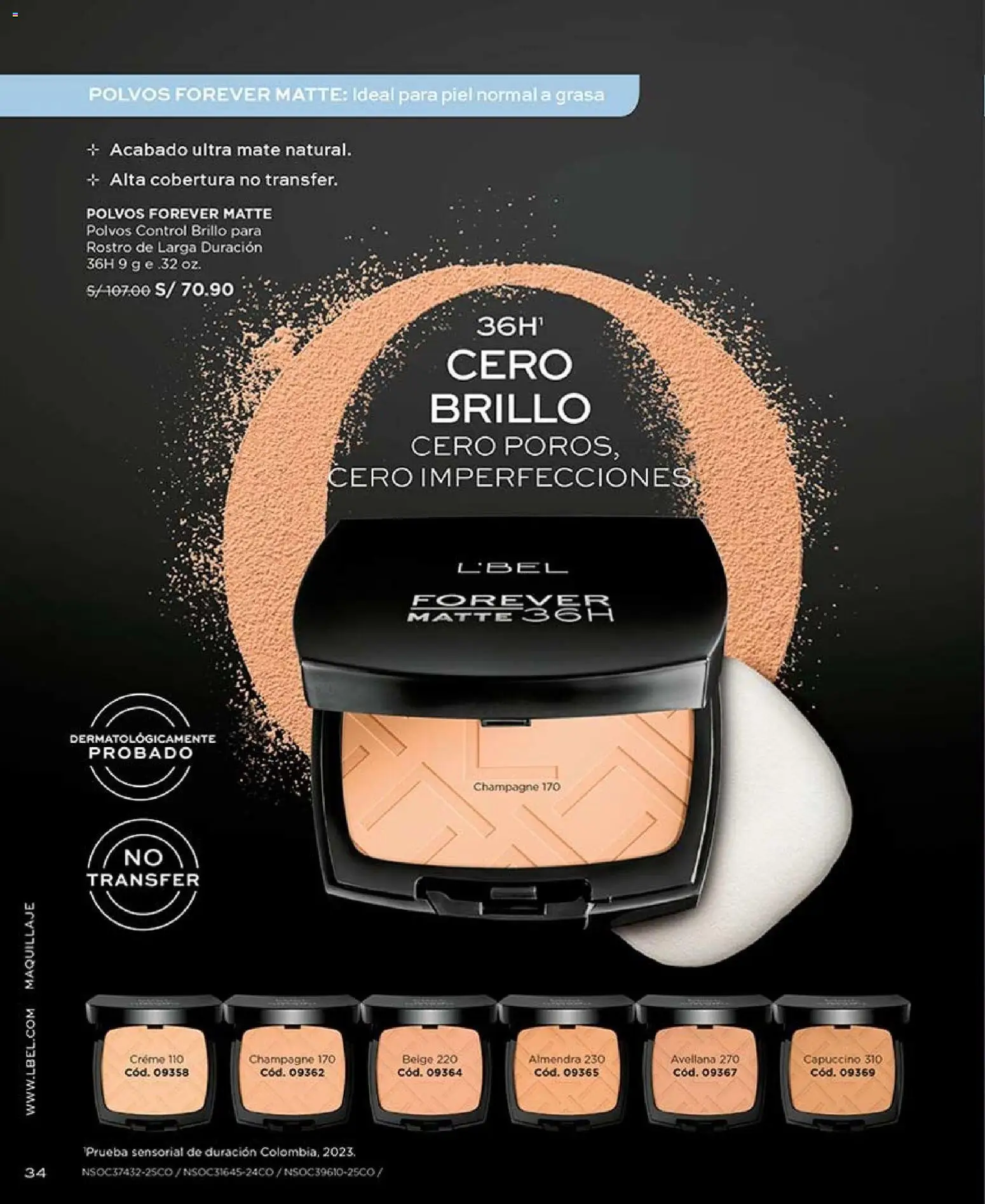 Catálogo L'Bel válido desde 20/06/2026 | Página: 34 | Productos: Maquillaje