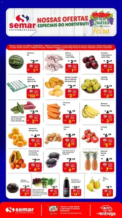 Semar Supermercado ofertas Terça e Quarta da Feira - Pré-Visualização do folheto da loja Semar Supermercado, válido de 25/08/2026