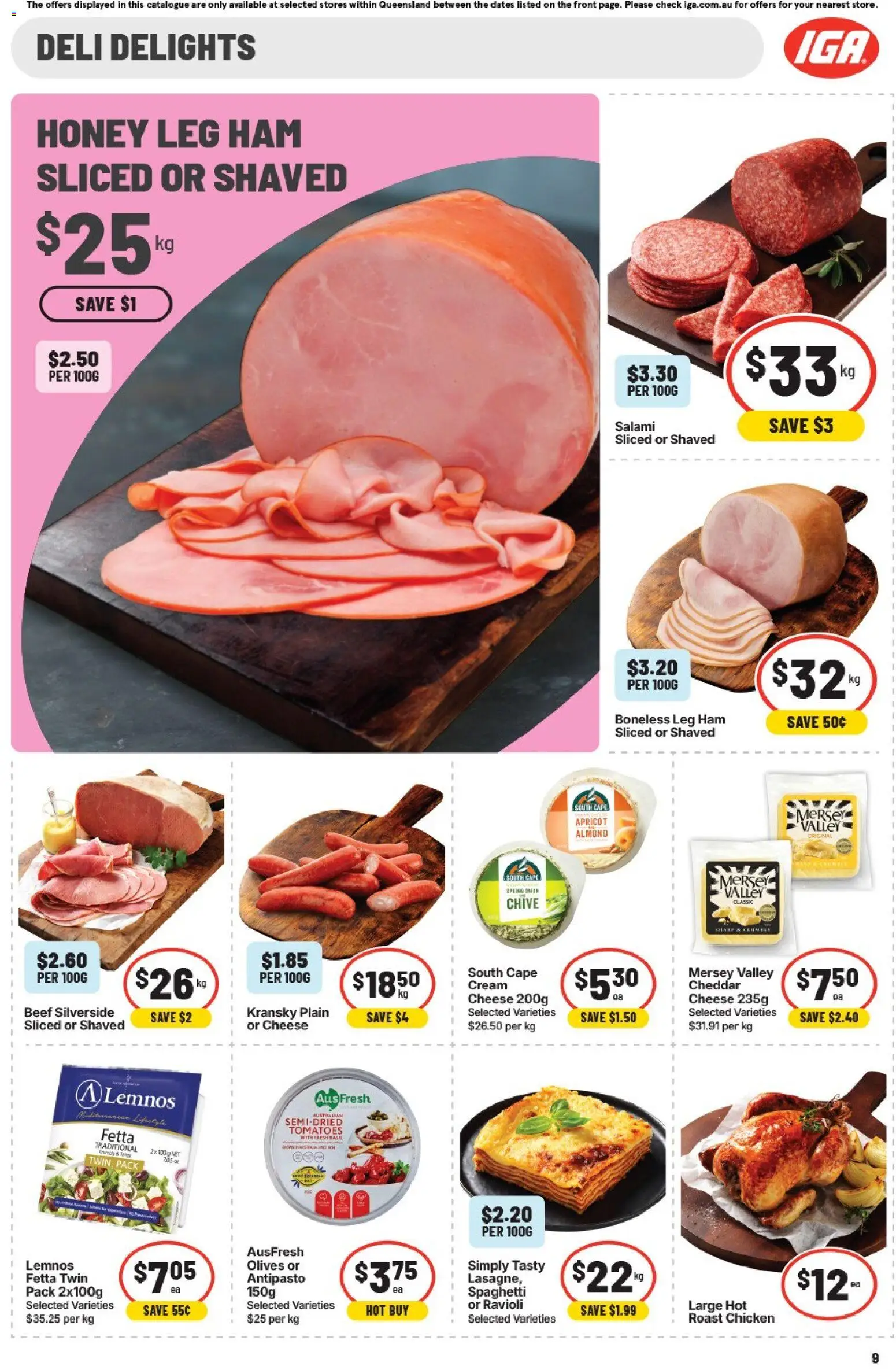 IGA catalogue - valid from 02/08/2026 | Page: 16 | Products: Cheese, Honey, Tomatoes, Beef