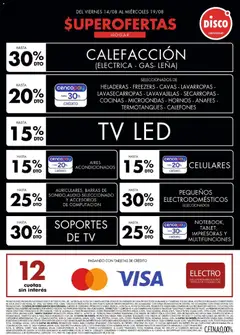 Vista previa Disco - Ofertas | Electro, T. Libre y más válido desde el 13/08/2026 | Página: 1
