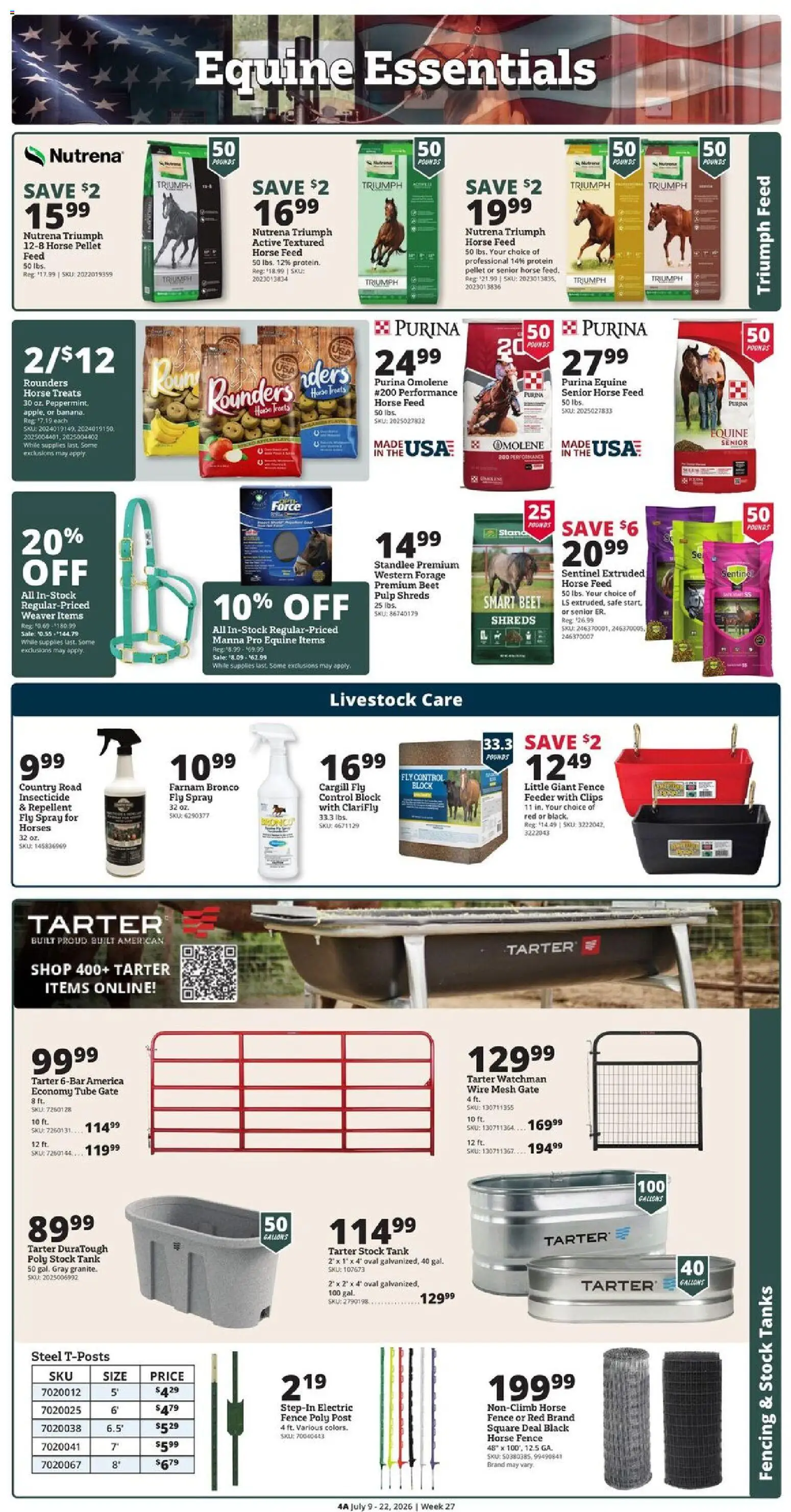 Rural King Weekly Ad - valid from 07/09/2026 | Page: 6 | Products: Safe, Wire, Beet