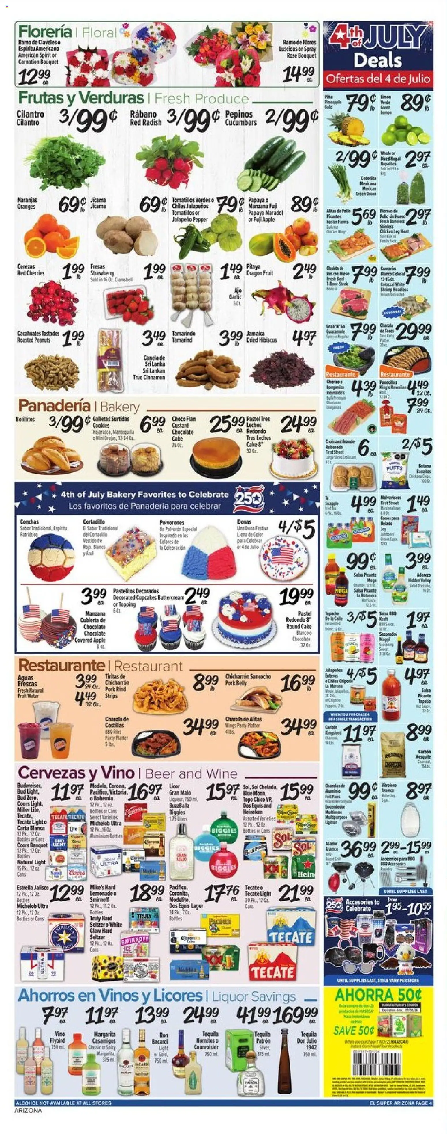 El Super Weekly Ad - AK - valid from 07/01/2026 | Page: 4 | Products: Bakery, Chocolate, Cookies, Pepper
