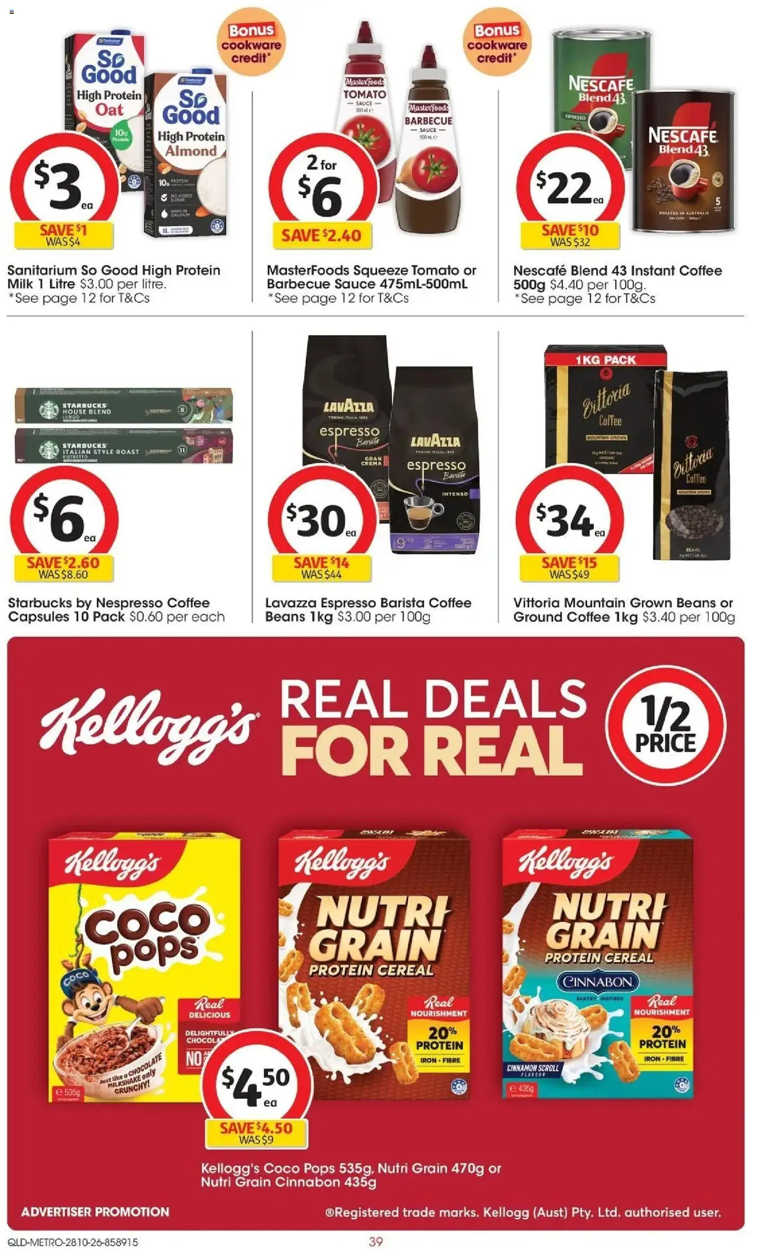 ﻿Coles catalogue valid from 28/10/2026 > Online Australia | Page: 39