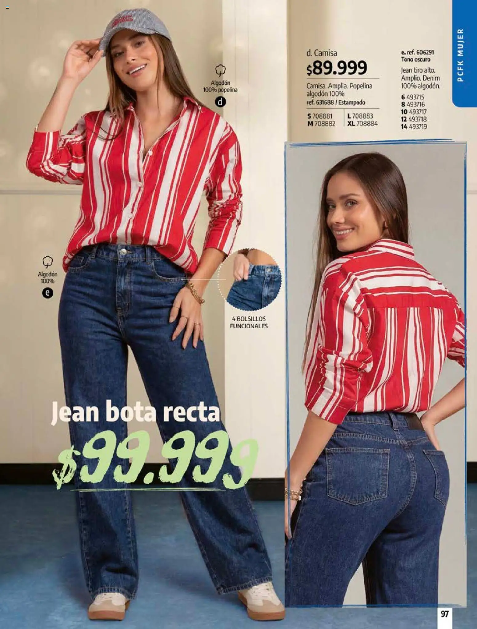 Pacifika revista - valida desde el 12/07/2026 | Página: 97 | Productos: Algodón, Bolsillos, Jean, Camisa