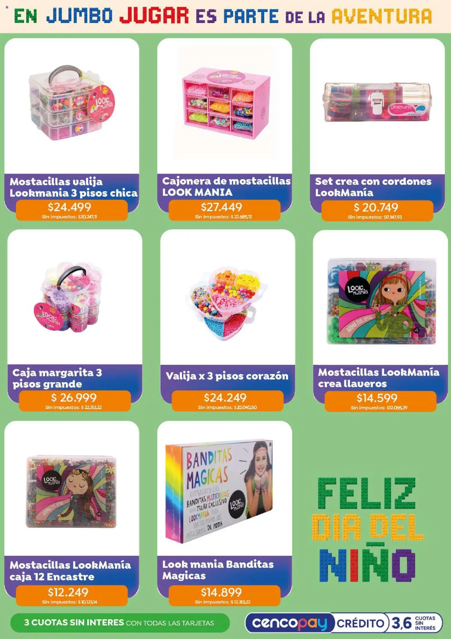 Jumbo - Especial Jugeteria Dia del Niño │ válido desde el 03/08/2026 | Página: 7 | Productos: Valija, Cordones, Cajonera, Caja