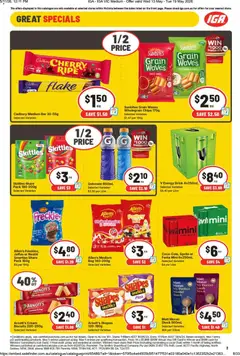 Preview of IGA catalogue  - valid from 13.05.2026 | Page: 4 | Products: Pizza, Strawberries, Chilli, Bag