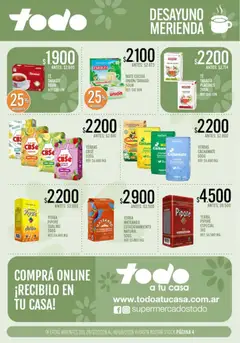 Vista previa Supermercados TODO Ofertas válido desde el 28/07/2026 | Página: 4 | Productos: Mate, Yerba, Manzana, Mate cocido