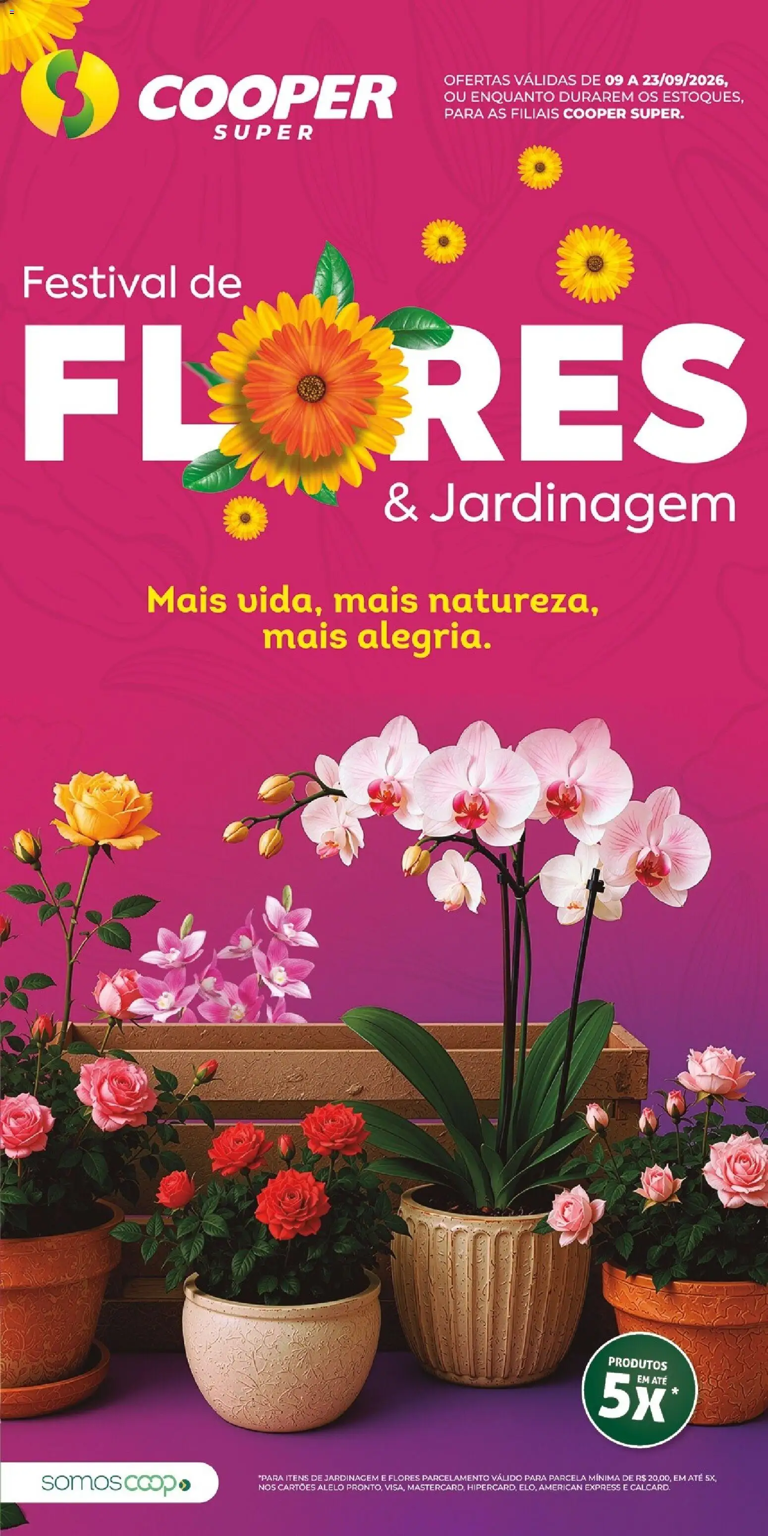 Cooper Folheto - válido de 09/09/2026 | Página: 1 | Produtos: Flores