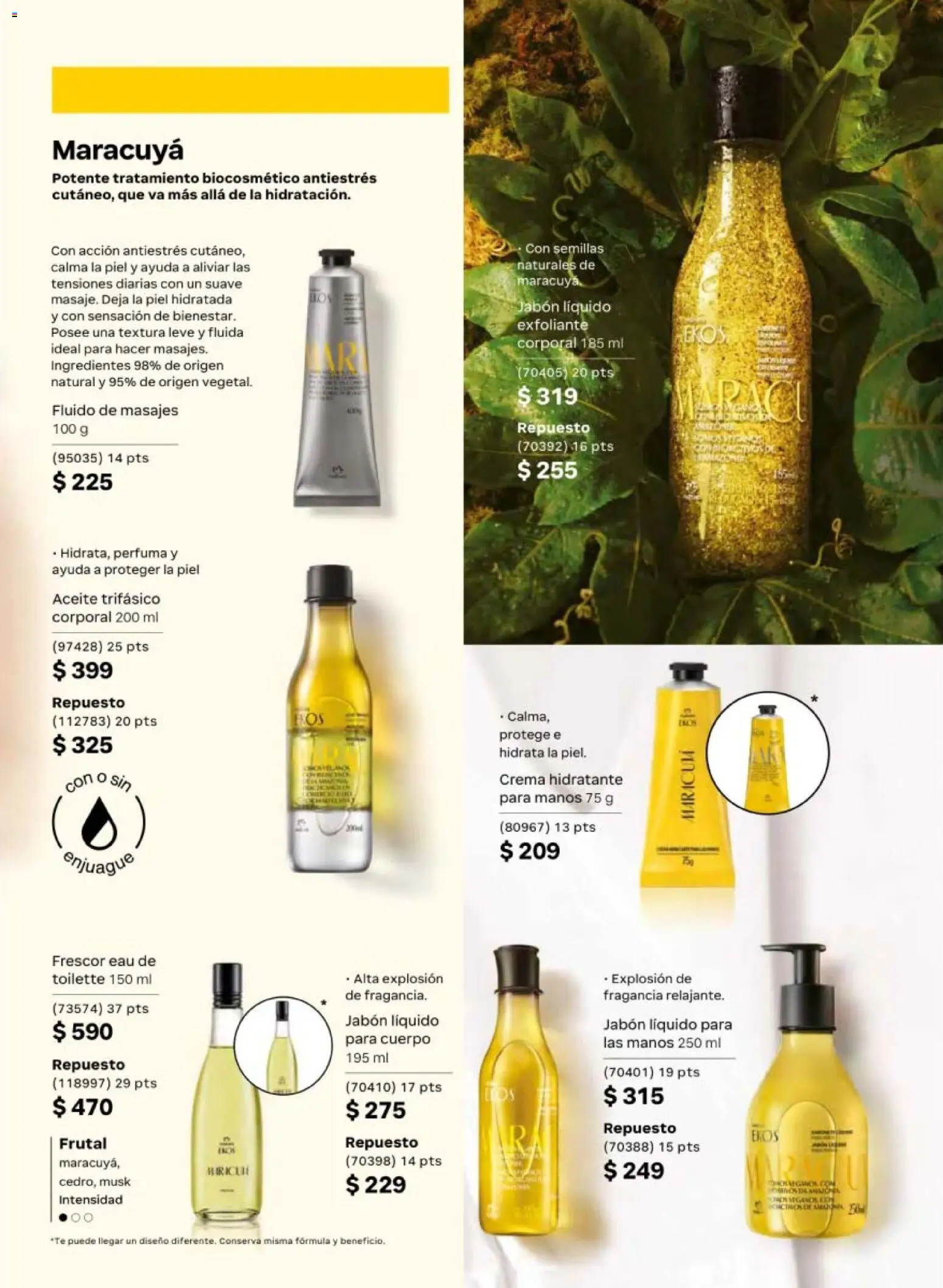 Nuevas ofertas de Natura válidas en toda la República Mexicana desde el 10/07/2026. ¡Encuentra las mejores ofertas en Natura campaña 11 2026! | Página: 106 | Productos: Jabón líquido, Ingredientes, Eau de toilette, Jabón