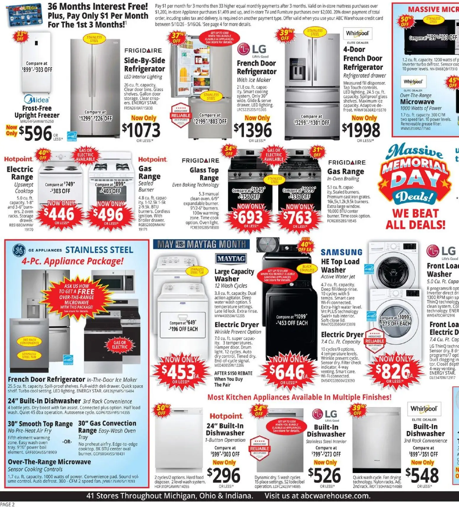 ABC Warehouse Weekly Ad - valid from 10.05.2026 | Page: 2