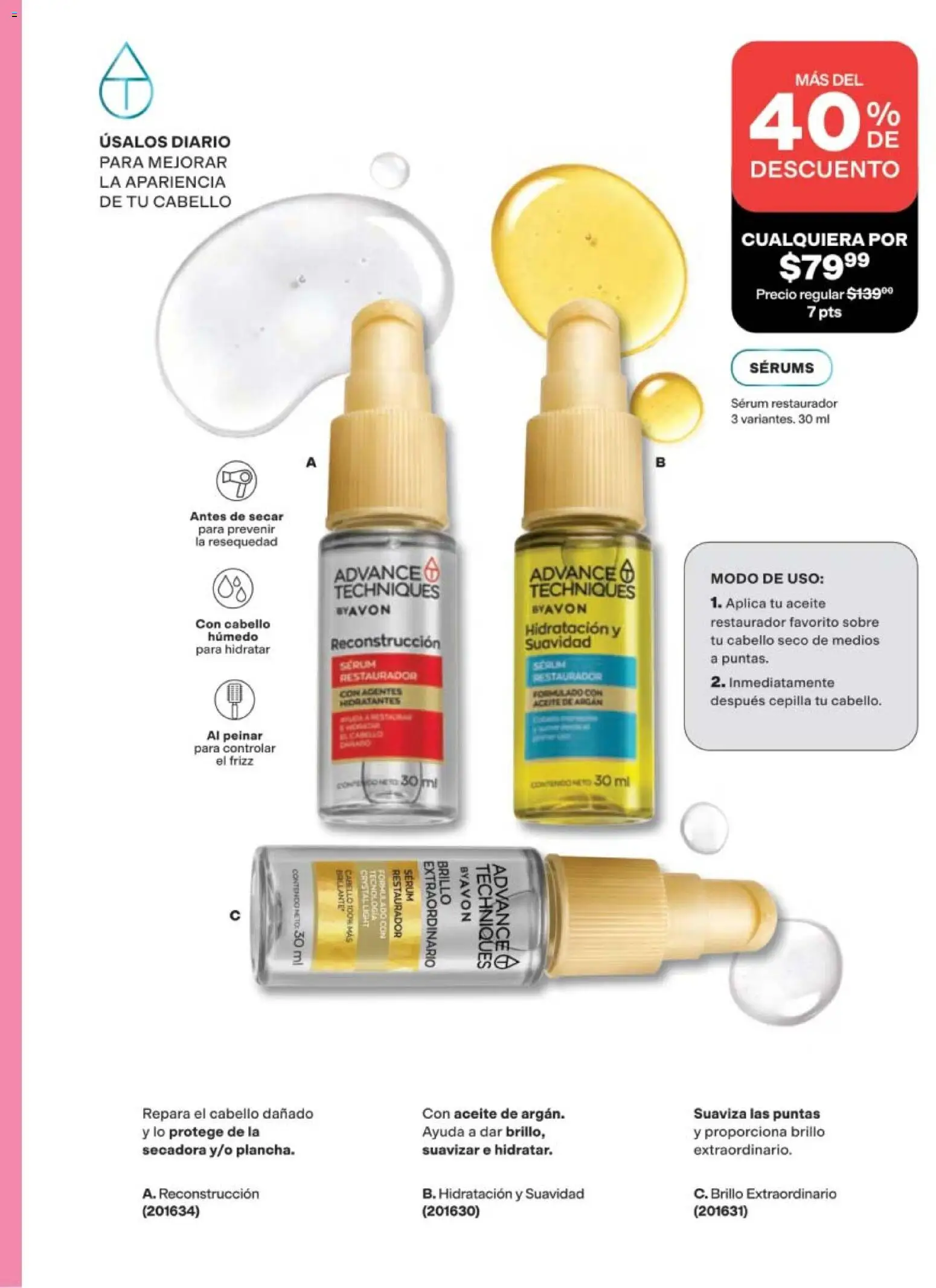 Nuevas ofertas de AVON válidas en toda la República Mexicana desde el 11/09/2026. ¡Encuentra las mejores ofertas en AVON campaña 14 2026! | Página: 149 | Productos: Secadora, Serum, Brillo, Sobre