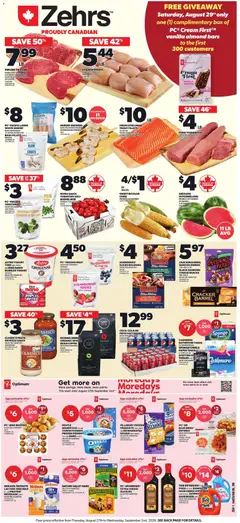 Preview of Zehrs weekly flyer / circulaire from shop Zehrs valid from Aug 27, 2026