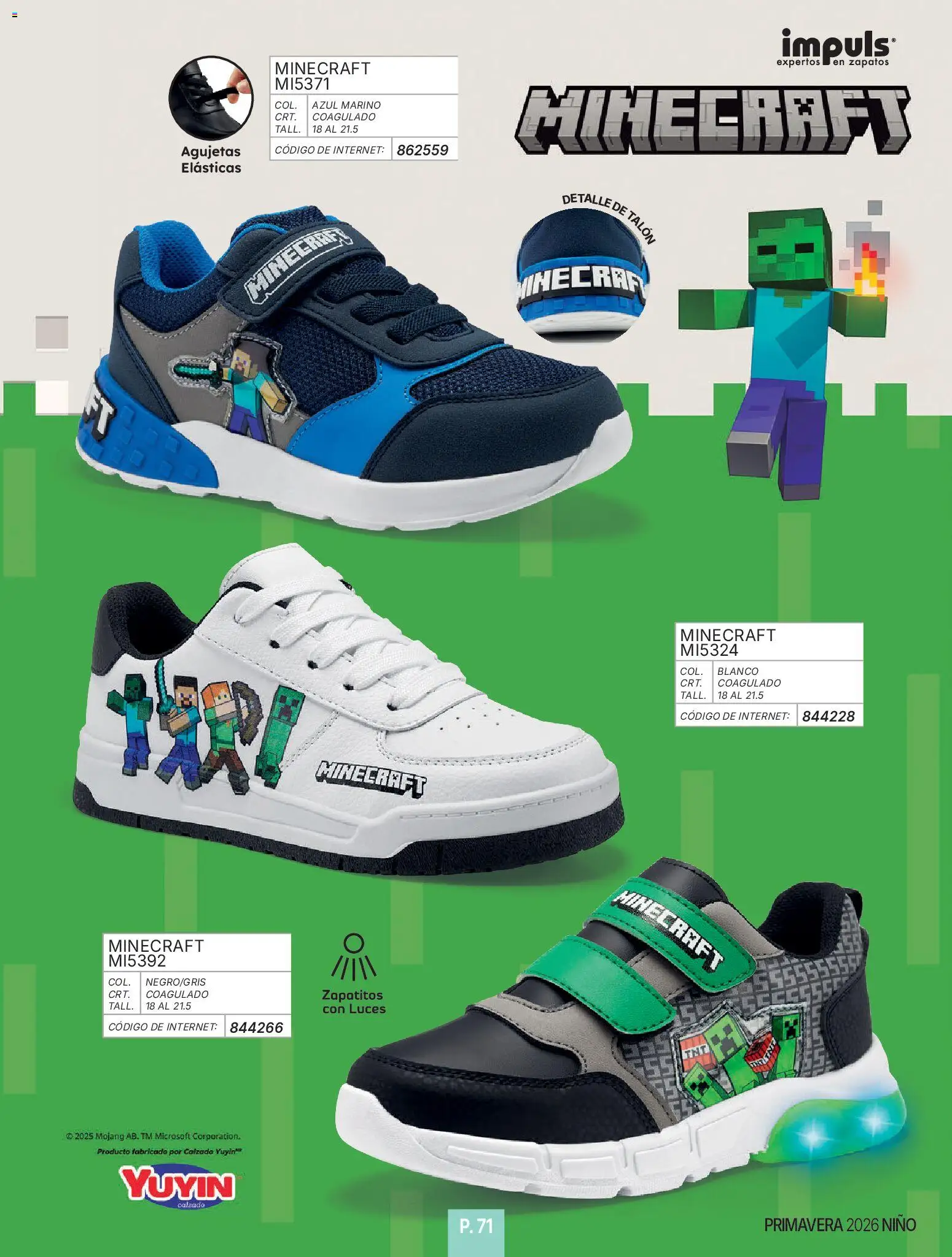 Nuevas ofertas de Impuls válidas en toda la República Mexicana desde el 01.01.2026. ¡Encuentra las mejores ofertas en Impuls catálogo Niño! | Página: 73 | Productos: Zapatos