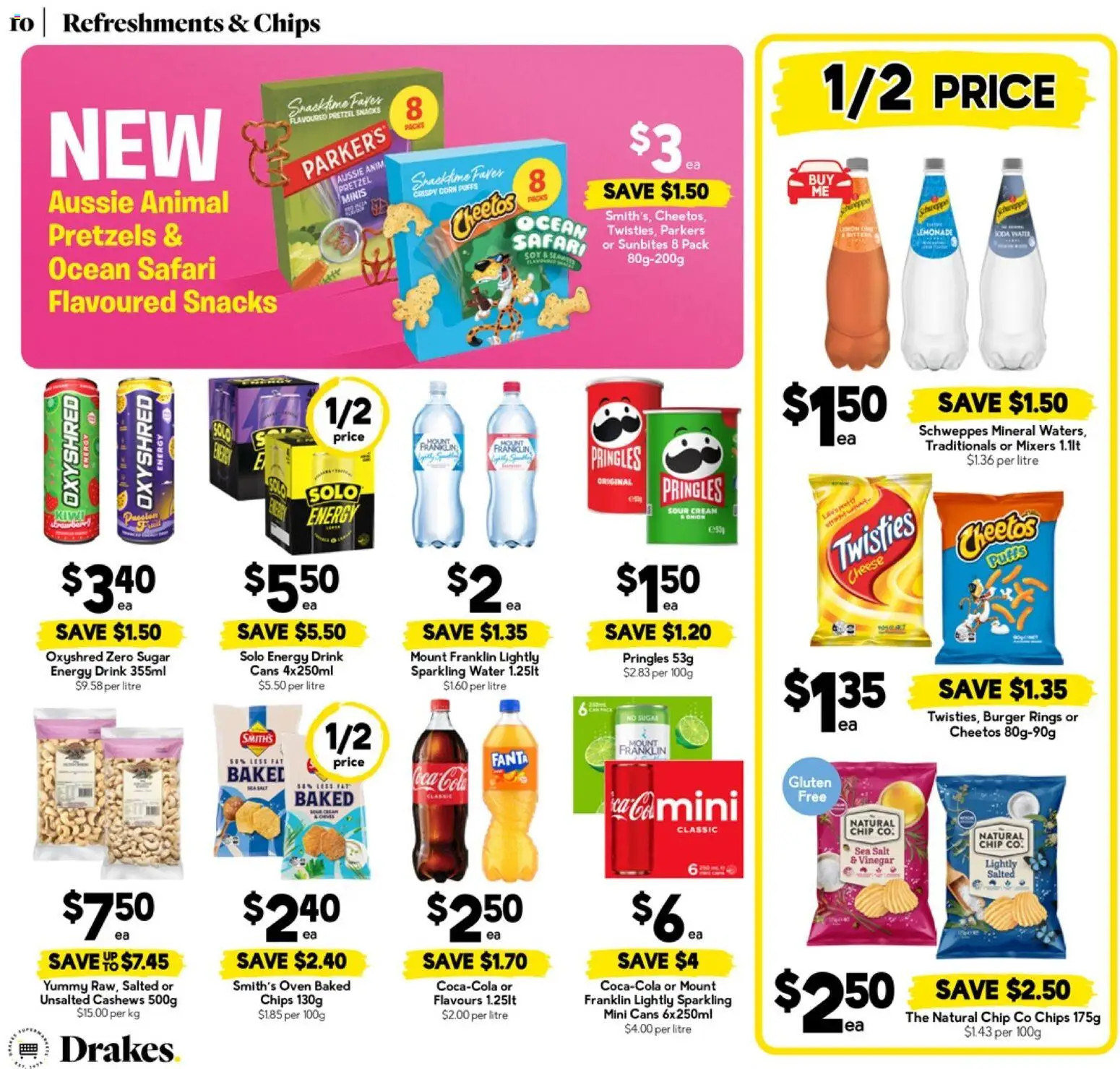 Drakes catalogue - valid from 22.04.2026 | Page: 10 | Products: Chips, Pretzels, Sugar, Oven